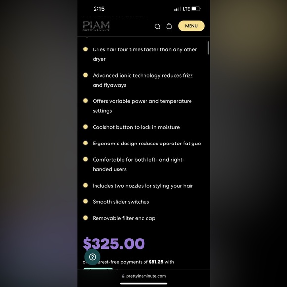 Pretty in a minute blowdryer, brand new! - Picture 3 of 3